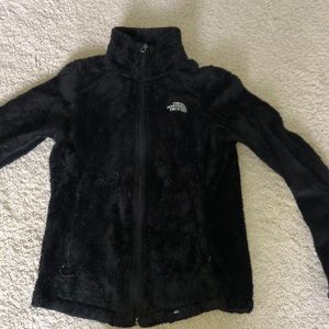 The North Face Fuzzy zip up jacket